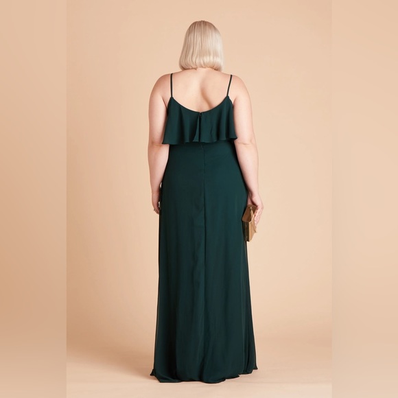 1X /14 / 16 JANE CONVERTIBLE BRIDESMAID DRESS CHIFFON EMERALD - Picture 8 of 8